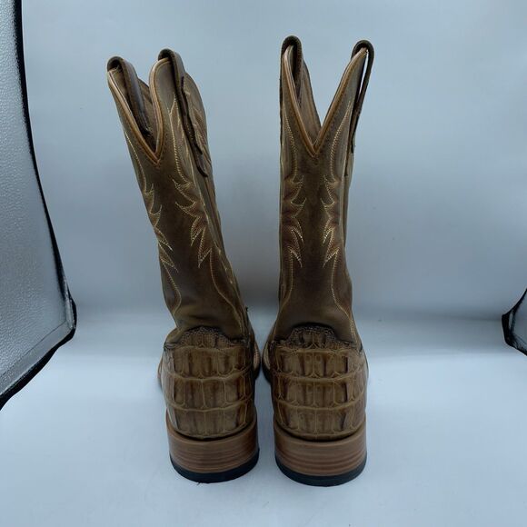 Cody James Boot Mens Men 9.5 D Caiman Cognac 12\